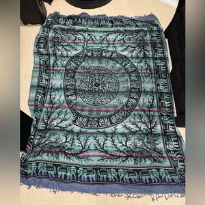 Bohemian Elephant Tapestry/Throw Blanket